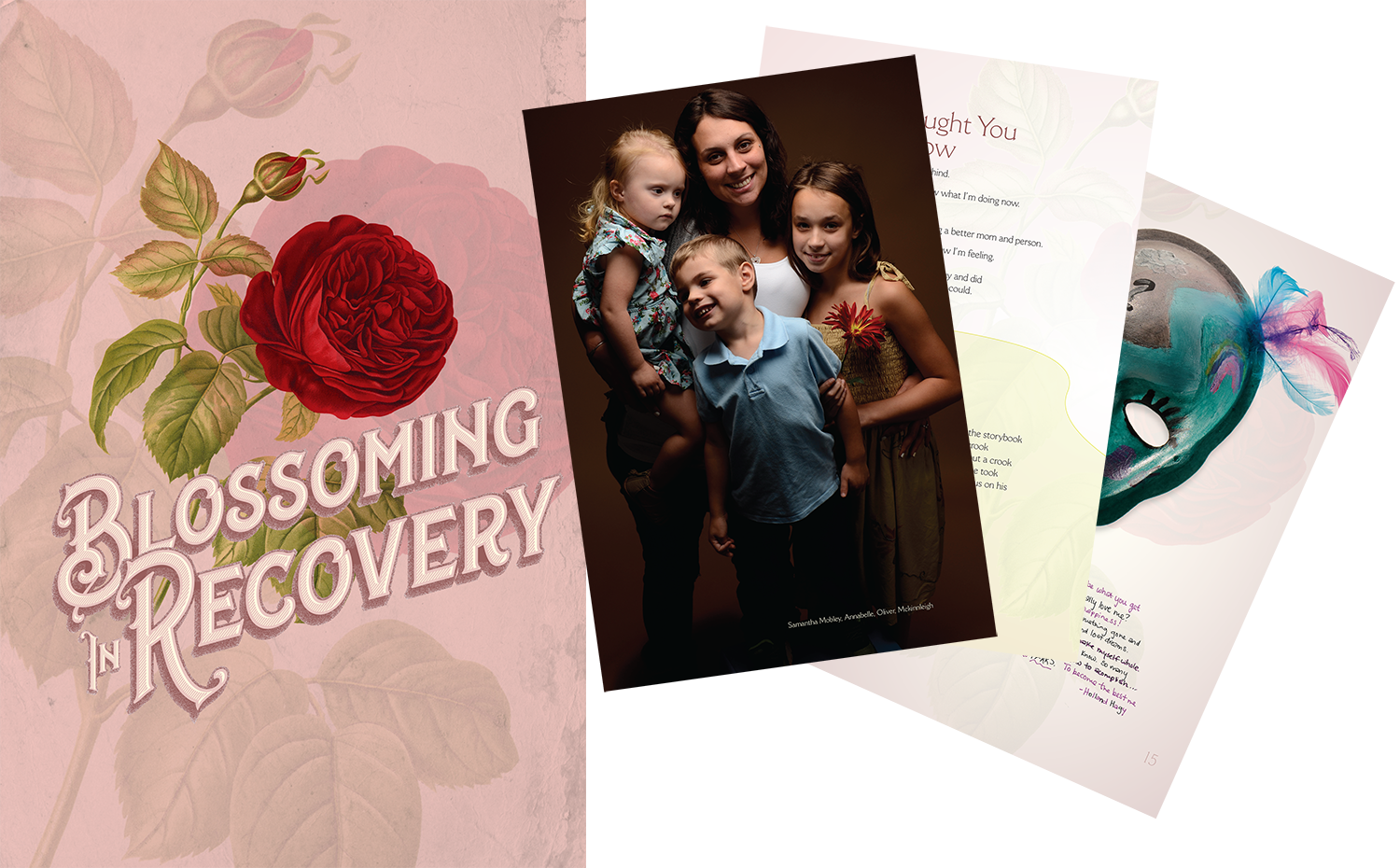 The Applied Theatre Center partnered with Serenity Place in 2020 to produce "Blossoming In Recovery", which featured writing and art by Serenity Place residents, as well as professional studio photographs of the writers and artists.